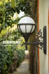 Shabtab Diamond Wall Light + Upward Rose Arm Shabtab Diamond Wall Light + Upward Rose Arm