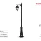 Shabtab Romena park light + Downward Senator Single arm + Kaj Pole Shabtab Romena park light + Downward Senator Single arm + Kaj Pole
