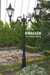 چراغ پارکی شب تاب مدل انگلیسی + دو شاخه سپیدار سربالا + پایه نارون چراغ پارکی شب تاب مدل انگلیسی + دو شاخه سپیدار سربالا + پایه نارون