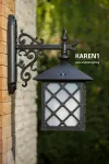 چراغ دیواری شب تاب مدل کارن 1 + شاخه رز سرازیر چراغ دیواری شب تاب مدل کارن 1 + شاخه رز سرازیر