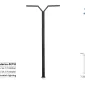 Shabtab Moderna-M710 Street Light (3Meters) Shabtab Moderna-M710 Street Light (3Meters)