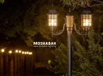 مصباح الشارع شب تاب مودیل مشبک + فرعین رأس فوق کلاسیکي مصباح الشارع شب تاب مودیل مشبک + فرعین رأس فوق کلاسیکي