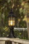 مصباح رأس العمود شب تاب مودیل مشبک  مصباح رأس العمود شب تاب مودیل مشبک